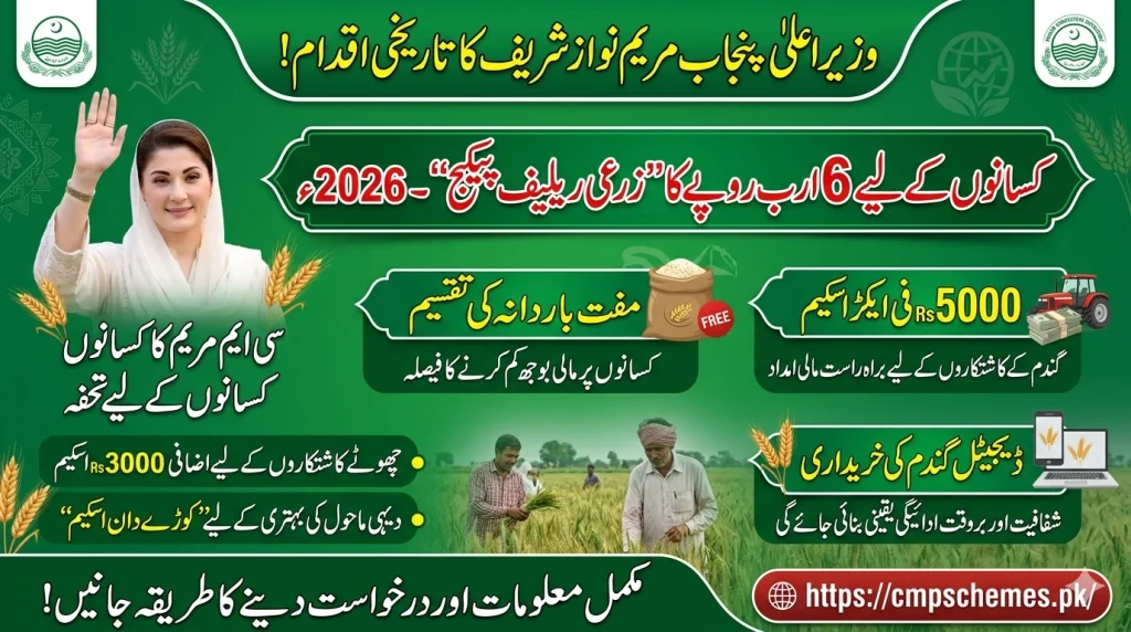 CM Maryam Rs 6 Billion Relief Package