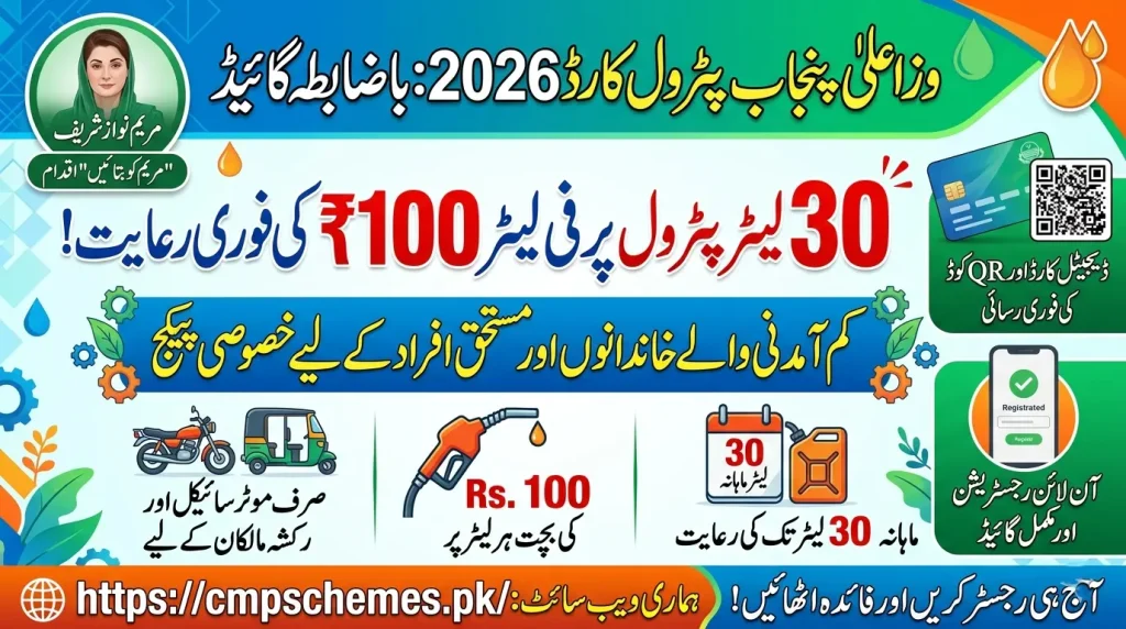 CM Punjab Petrol Card