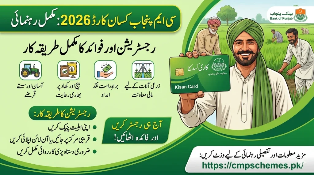 Cm punjab kisan card 2026 apply online apply last date