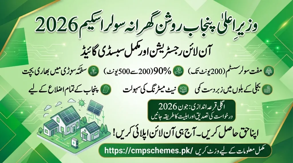 Punjab roshan gharana solar scheme registration